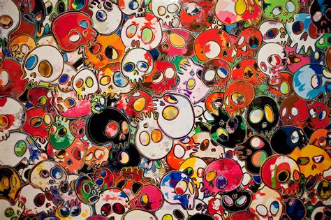 image of takashi murakami “flowers and skulls” exhibition gagosian gallery hong kong recap
