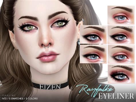 The Sims Resource Rayfalke Eyeliner N72