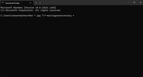 How To Rename A File With A Command Prompt