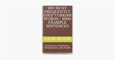 ‎200 Most Frequently Used Turkish Words 2000 Example Sentences A