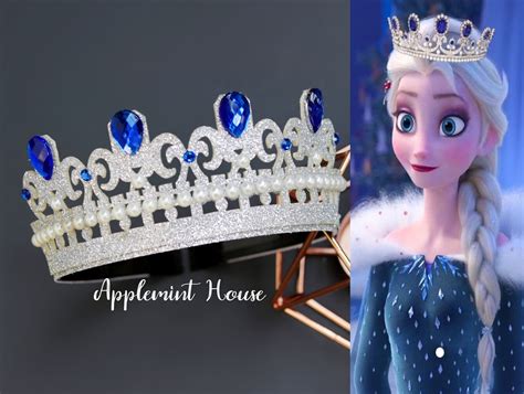 Frozen Elsa Crown Frozen 2 Elsa Crown Elsa Birthday Etsy