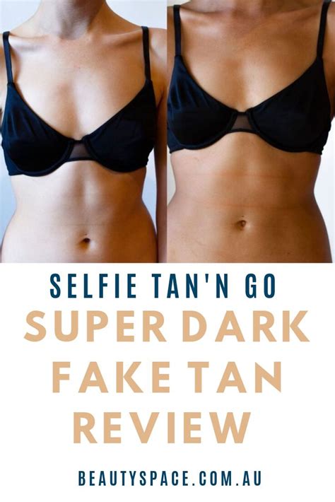 Beauty Space Reviews Selfie Tan N Go Super Dark Fake Tan Before