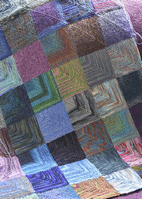 The pattern can easily be enlarged to create a lap blanket or throw. Mitred Squares Blanket - Part 1