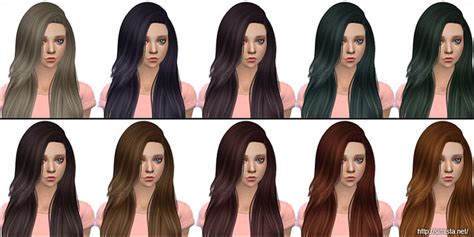 Simista A Little Sims 4 Blog Violet Hair Retexture