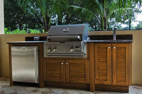 Depending on the width of the cabinetry, you can. NatureKast Outdoor Summer Kitchen Cabinet Gallery ...