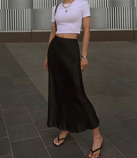 30 AFFORDABLE YESSTYLE CLOTHING PICKS AUGUST 2020 Long Black Skirt