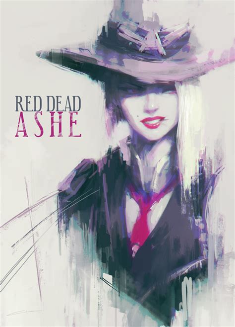 Red Dead Ashe Overwatch By Alex Chow On Deviantart