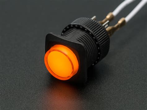 Shop devices, apparel, books, music & more. 16mm Illuminated Pushbutton - Yellow Latching On/Off Switch ID: 1444 - $1.50 : Adafruit ...