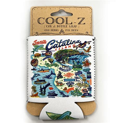 Catalina Island Souvenir Cool Z Koozie Latitude 33