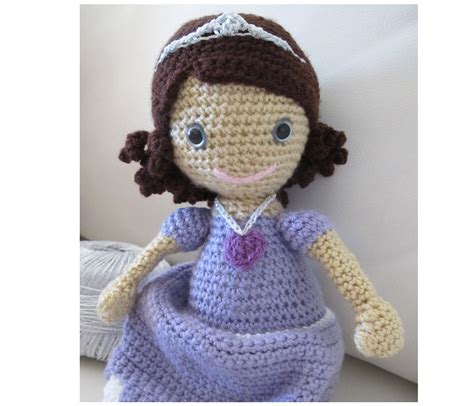 princess sofia crochet doll pattern amigurumi pattern