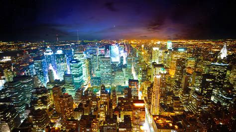 45 New York City Lights Wallpaper On Wallpapersafari
