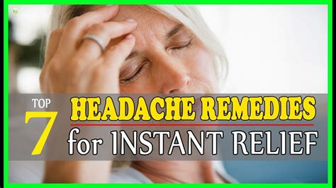 7 Natural Headache Remedies For Instant Relief How To Get Rid Of