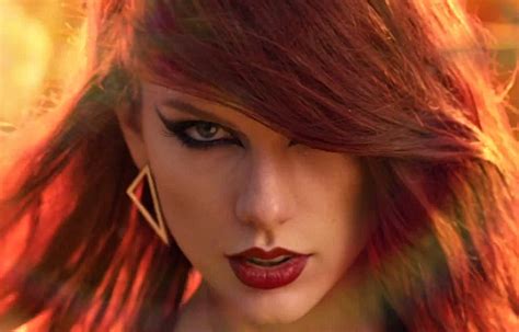 Taylor Swift Bad Blood Red Hair Favourite Singers Photo 39705509