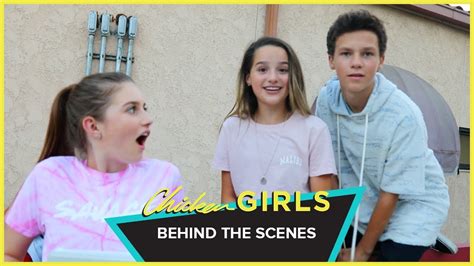 With a new principal in town and the spring fling in jeopardy, rhyme and the chicken girls must band together to save the dance. CHICKEN GIRLS | Behind The Scenes | Annie LeBlanc & Hayden ...