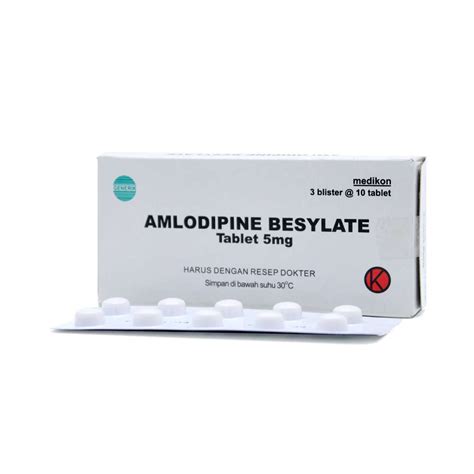 Amlodipine Mg Tab Medikon Obat Dan Vitamin Doktersehat