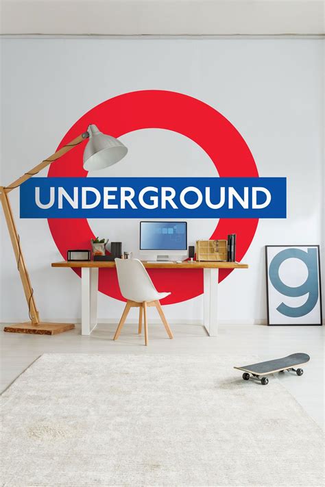 London Underground Roundel Mural London Underground Tube Map London