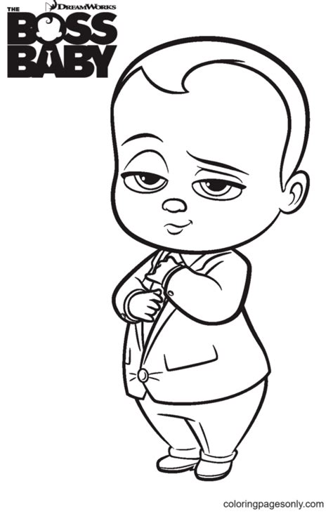 The Boss Baby Coloring Pages Printable For Free Download