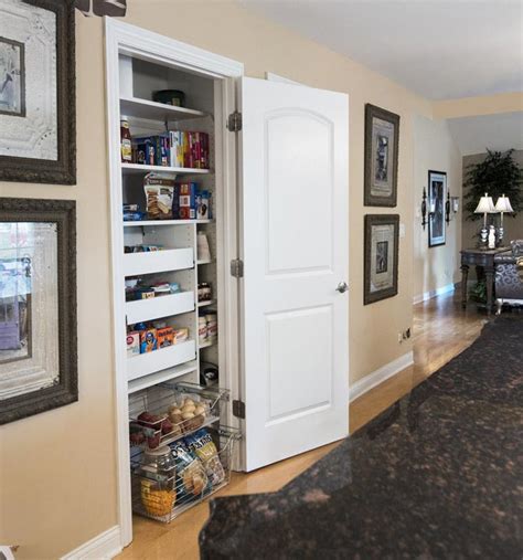 Decide on shelf placement and style to best utilize your square footage. Pantry Closet Design: Small Pantry Cabinet and Pantry Pull ...