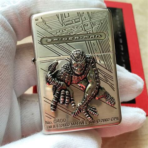 Tổng hợp các mẫu zippo harley davidson® có tại zippostore.vn. 2002 Zippo Plated Silver Spider-Man Lighter Limited ...