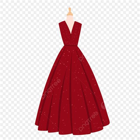 Classy Wedding Clipart Transparent Background Classy Red Wedding Dress