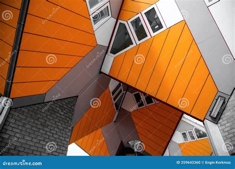 Cube Houses in Rotterdam, the Netherlands Editorial Image - Image of