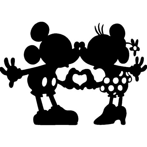 Minnie Mouse Mickey Mouse Silhouette Drawing The Walt Disney Company