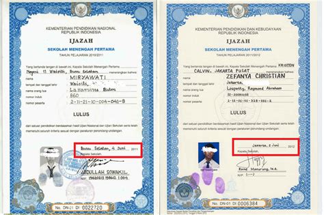 Cara Cek Ijazah Madrasah Nomor Ijazah Letak Nomor Ijazah Cara Cek