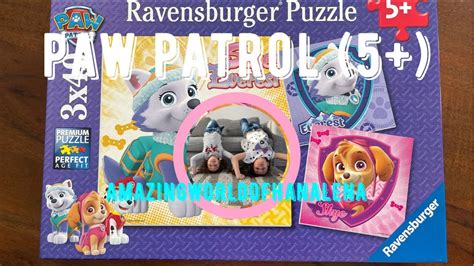 3x49 Pieces Paw Patrol Puzzle 3 Year Old Doing A Paw Patrol 5