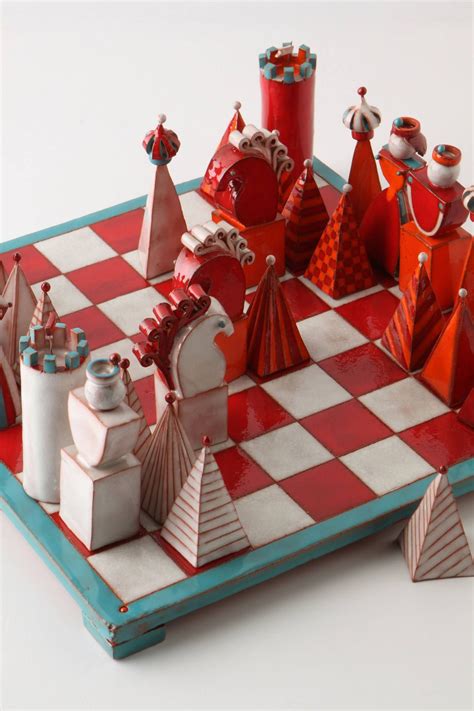 chess pieces game pieces chess game chess sets diy chess set pottery games lizzie hearts