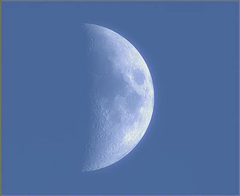 Daytime Moon Astrophotography
