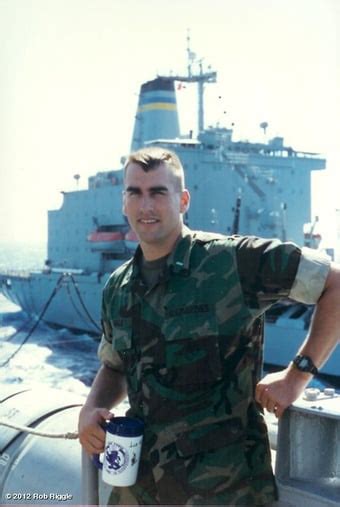 Early 90s Comedian Rob Riggle When He Was A Us Marine Oldschoolcool