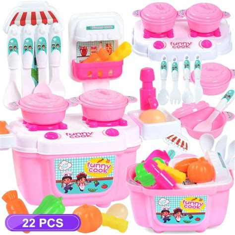 Looking for a toy kitchen for the little chef in your life? New 1 Set Children Kids Girl Toy Role Play Mini Simulation ...