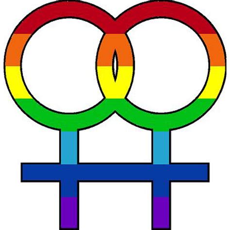 Lgbtq Rainbow Woman Symbol Vinyl Sticker At Sticker Shoppe