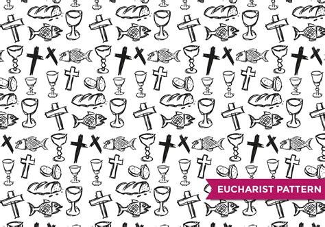 Eucharist Handrawn Pattern 112904 Vector Art At Vecteezy