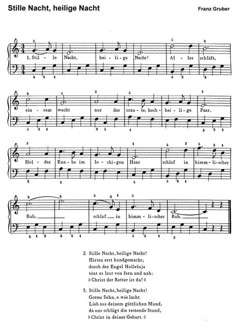 Der wirt (bitte zu tisch). Stille Nacht heilige Nacht in 6 Var. piano-sheet-music download