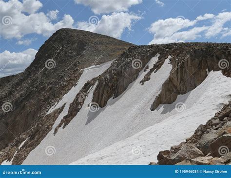 Hallett Peak And Tyndall Glacier Rocky Mountain National Park