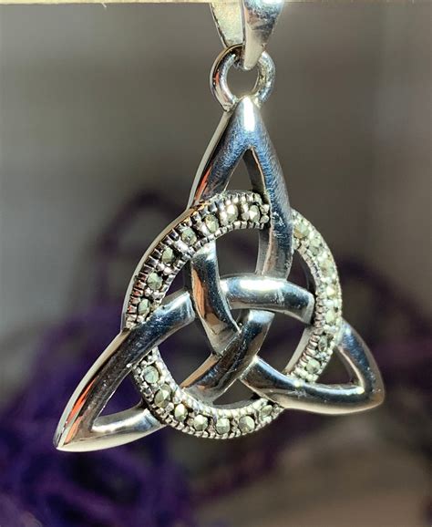 Trinity Knot Necklace Celtic Knot Jewelry Irish Jewelry Bridal