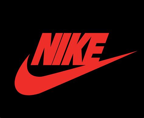 Red And Black Nike Logo Background