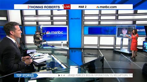 Thomas Roberts Debuts On Msnbc Dayside Newscaststudio