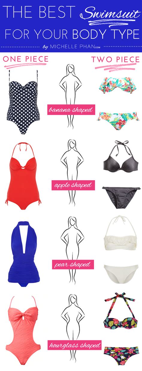 The Best Swimsuit For Your Body Type Michelle Phan Michelle Phan