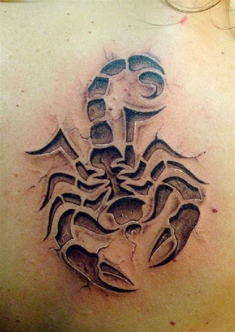 Scorpion 3d Tattoo Pinteres