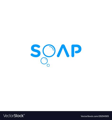Soap Logo Royalty Free Vector Image Vectorstock