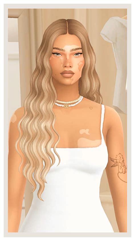 My Favorite Cc Hair Creator ♡ In 2023 Sims Hair Sims 4 Curly Hair