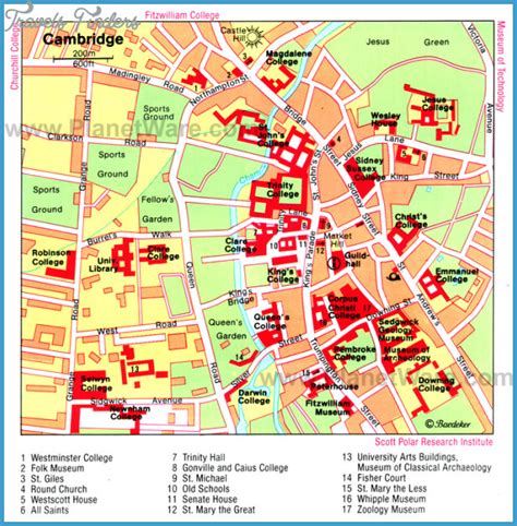 Cambridge Guide For Tourist Travelsfinderscom