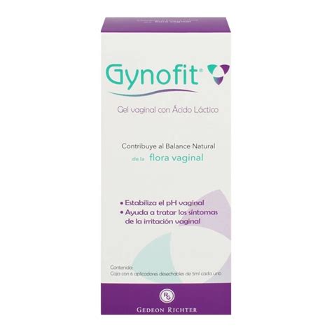 Gel Vaginal Gynofit Con ácido Láctico 6 Aplizadores Con 5 Ml Cu Walmart