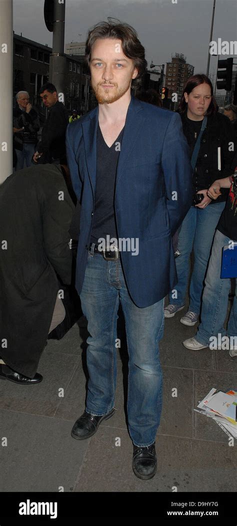 james mcavoy at the cause celebre press night at the old vic theatre arrivals london england