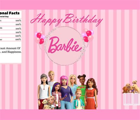 Barbie Chip Bag Etsy
