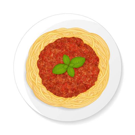 Spaghetti Plates Cartoon Illustrations Royalty Free Vector Graphics