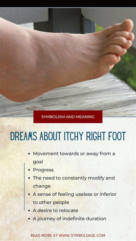 Itchy Right Foot What Does It Mean Symbol Sage