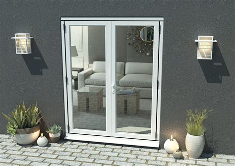 Climadoor 1500mm Open Out White Aluminium French Doors Express Doors